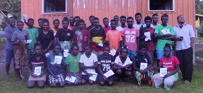 aSt. Don Bosco Youths pose for group photo