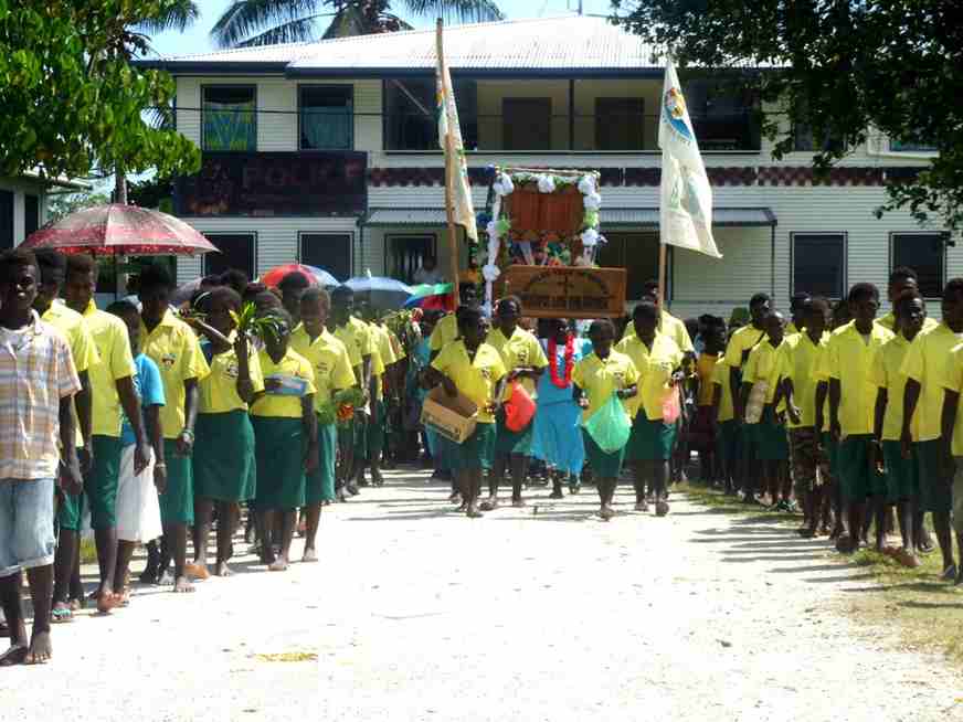 Farewell Of The Holy Door In Taro, Choiseul Province