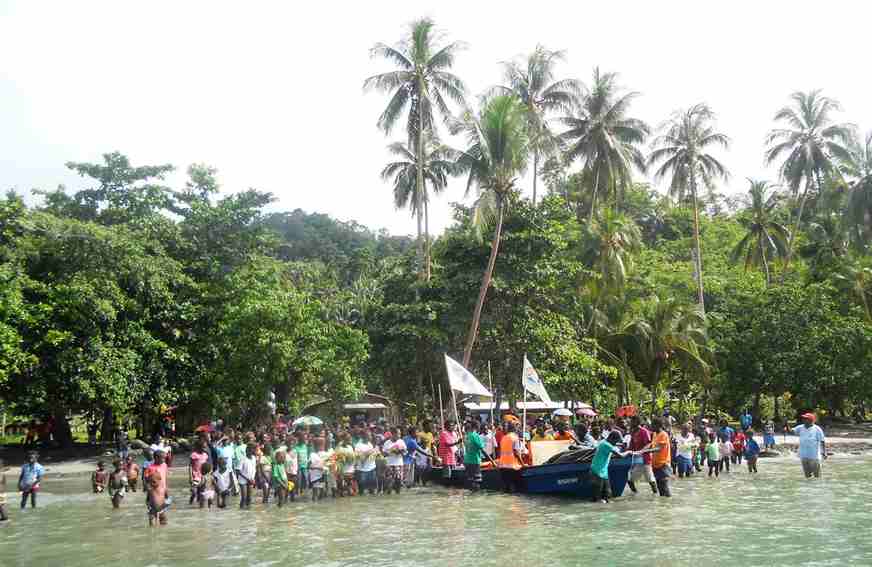 Holy Door Left Sariana To Malengari.Choiseul Province