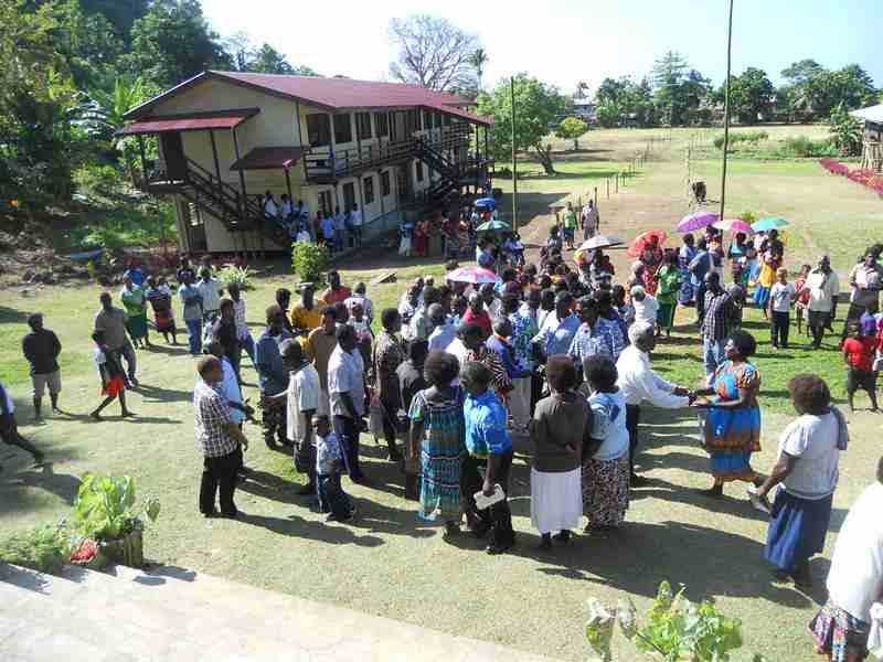 Peace And Reconciliation Took Place In Toumoa. Shortland Islands