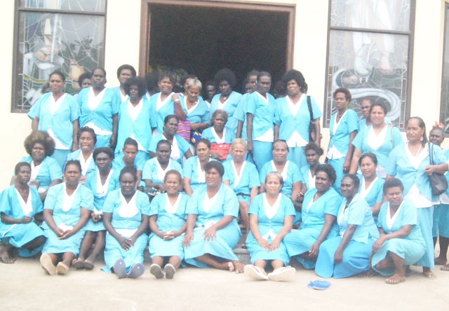 St. Peters Mothers Group during Picture taking